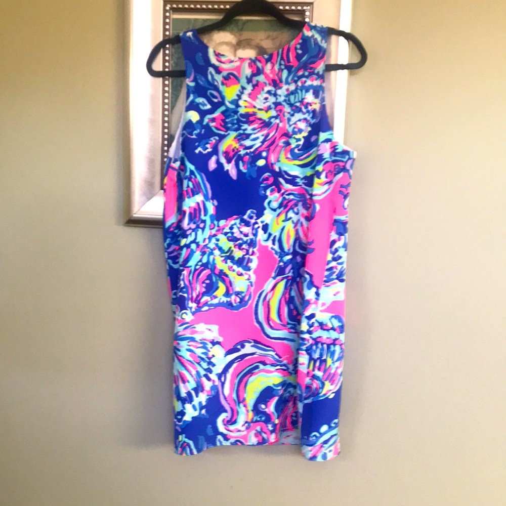 Lilly Pulitzer multicolor so dress in excellent condition